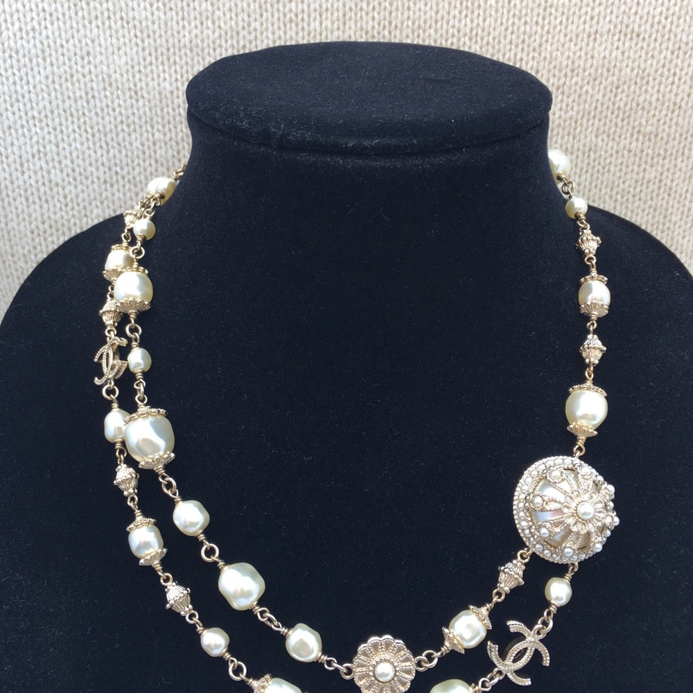 Chanel Faux Pearl Necklace